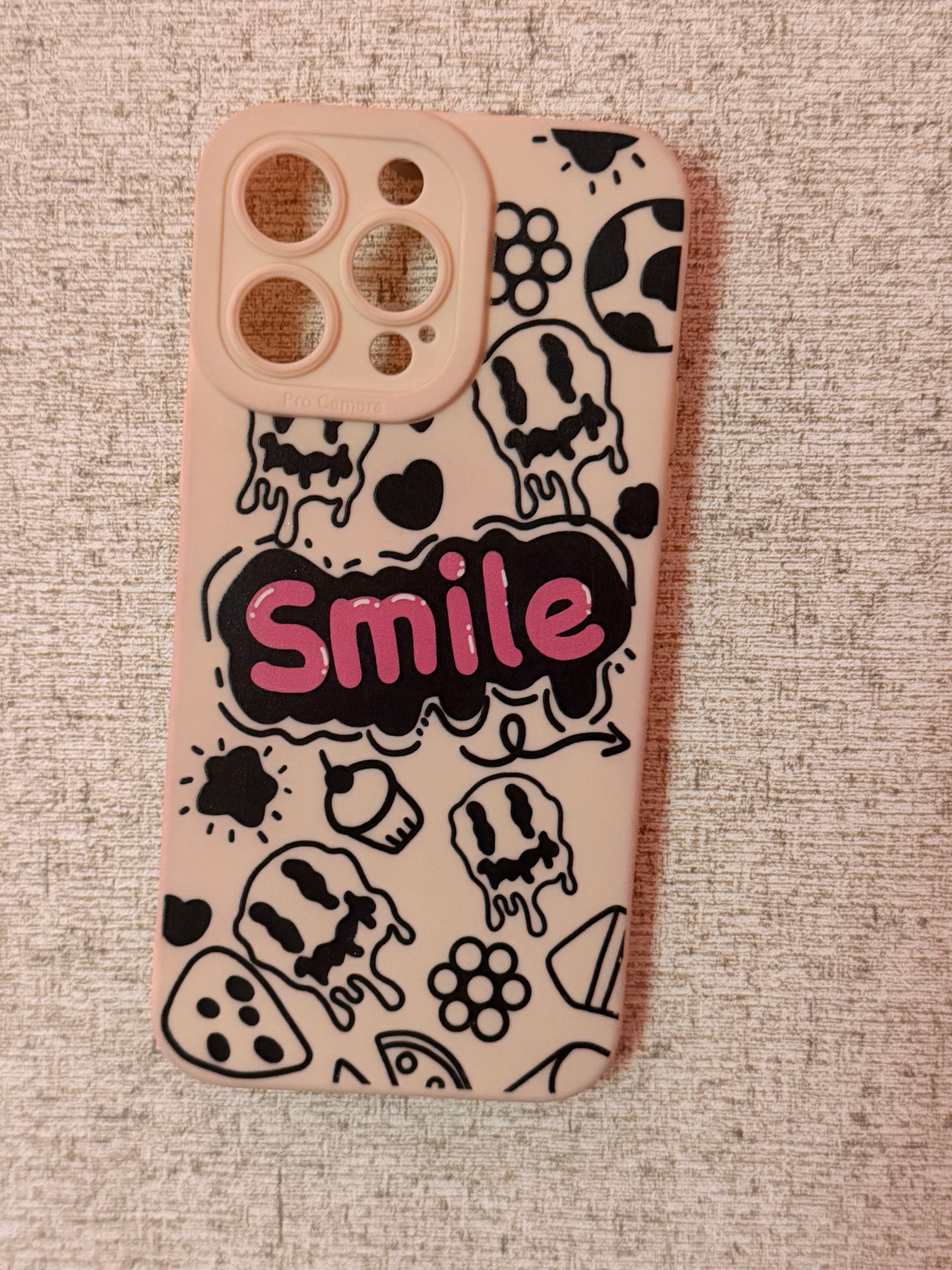 Black Cute “Smile” Graphic