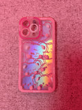 Pink Clear Bear Phone Case